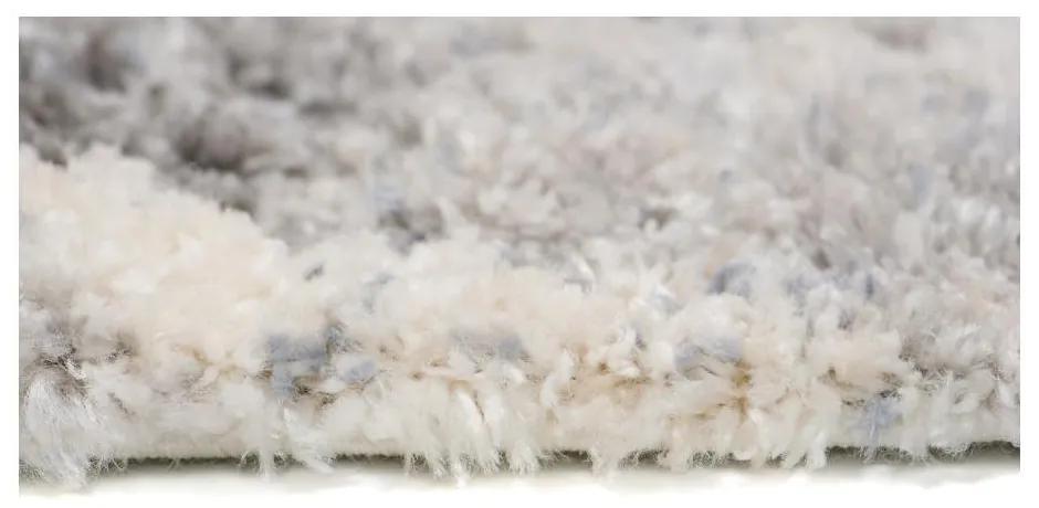 Kusový koberec shaggy Feride sivý 160x229cm