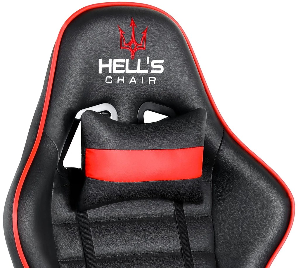 Hells Herná stolička Hell's Chair HC-1003 Plus Red