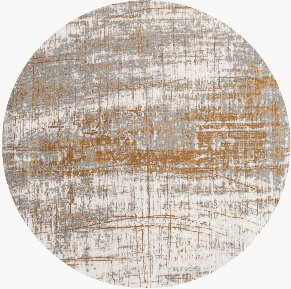 Umývateľný okrúhly žakárový koberec do interiéru/exteriéru Griff