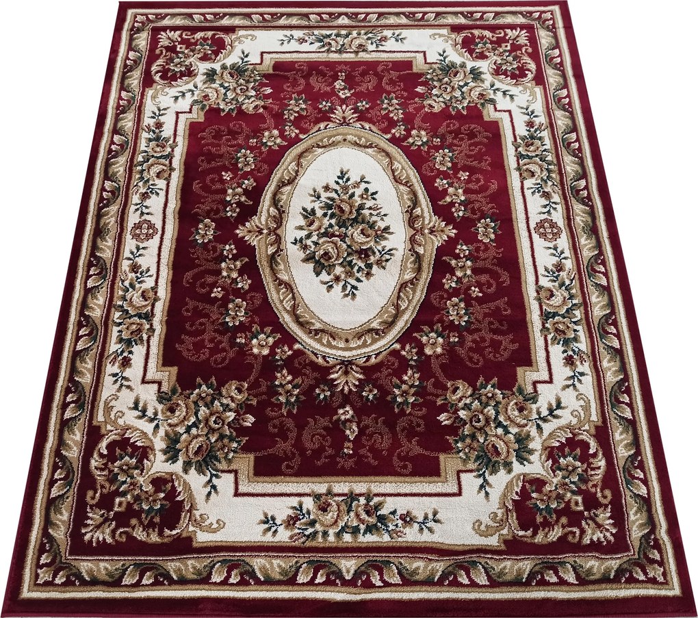 DY Červený koberec s orientálnym vzorom Exclusiv 04 N Rozmer: 160x220 cm