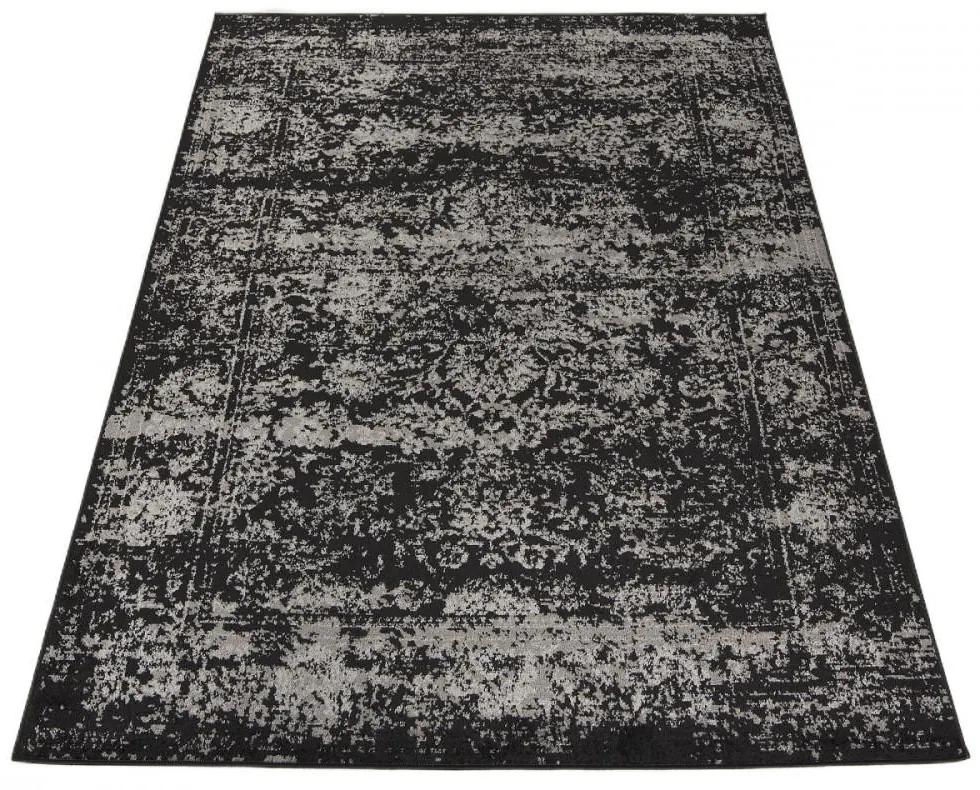 Kusový koberec Alesta čierny 70x200cm