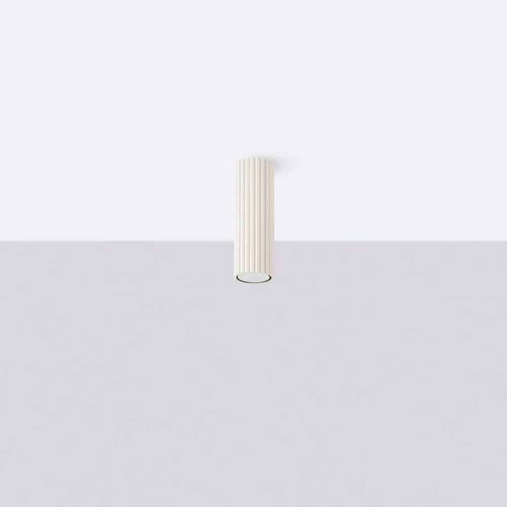 Krémovobiele bodové svietidlo Gleam – Sollux