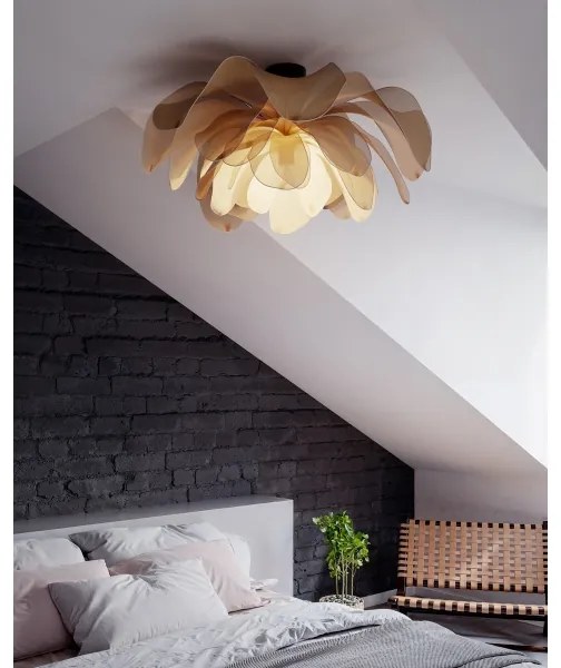 ByRydens 4202430-5507 - Prisadené stropné svietidlo LOU LOU 1xE27/8W/230V béžové