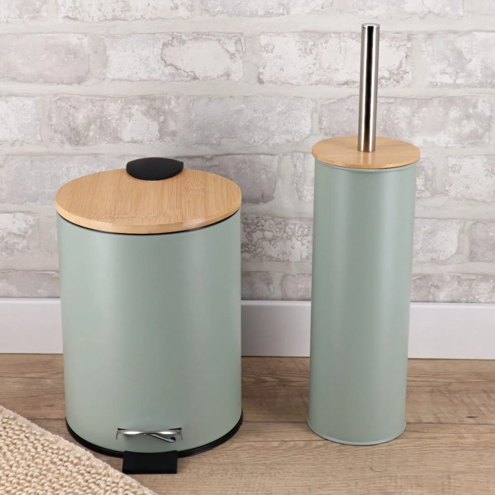 TENDANCE WC kefa Timeless, mätová/s drevenými a chrómovými prvkami