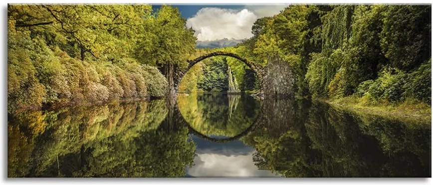 Obraz na skle Styler - Devil’s Bridge 125x50 cm