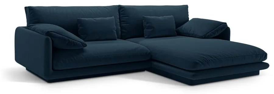 Tmavomodrá rohová pohovka (pravý roh) Torino – Micadoni Home