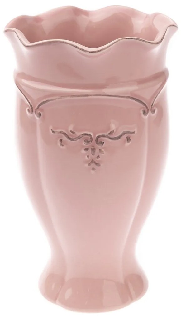Keramická váza Renaissance ružová, 18 cm