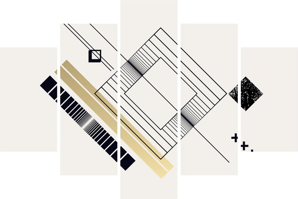 Obraz - Geometrické tvary N⁰6 (150x105 cm)