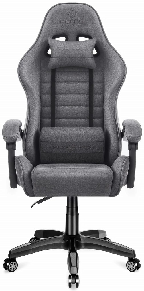 Herná stolička HC-1003 sivá látková