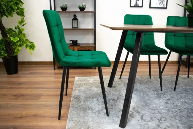 Set jedálenských stoličiek KARA zelené (2 ks)