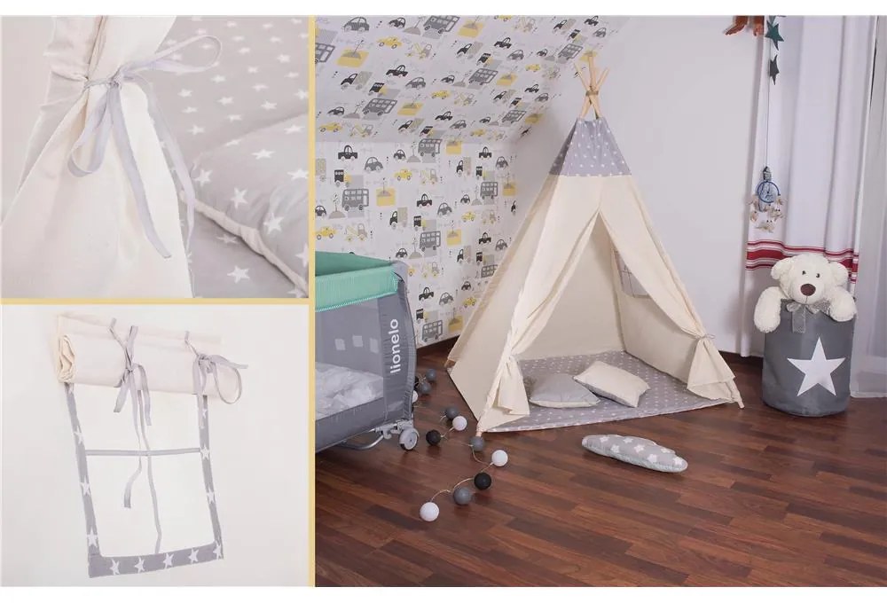 Profitent Detský stan Teepee ŠEDÝ