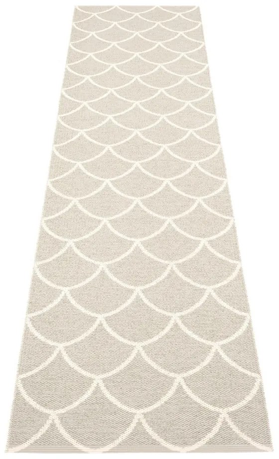 Krémový vnútorný a vonkajší behúň 70x300 cm Kotte Linen – Pappelina