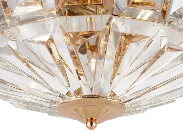 Maytoni MOD094CL-04G - Stropné svietidlo FACET 4xE14/60W/230V medená