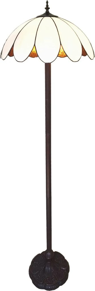 Stojací Tiffany lampa Arjean - Ø 46*166 cm