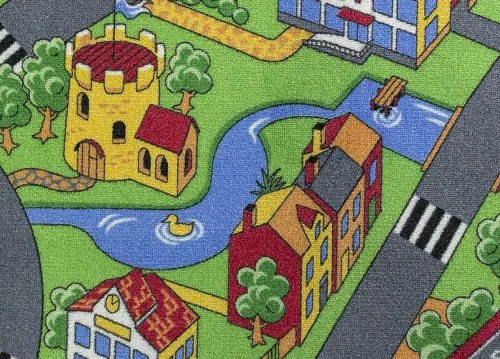 Koberce Breno Metrážny koberec LITTLE VILLAGE 90, šíře role 300 cm, viacfarebná