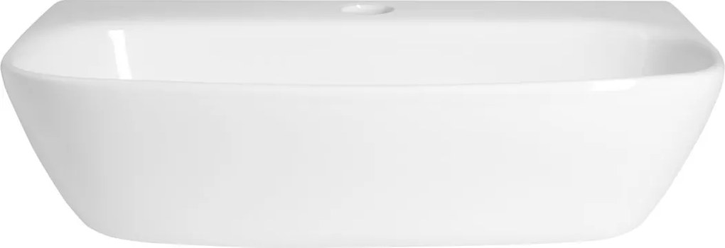 Aqualine Aqualine, FLANNY keramické umývadlo 46x31cm, biela, NP396