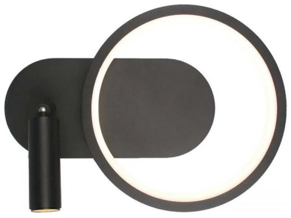 LED Nástenné svietidlo LED/14W/230V 4000K čierna