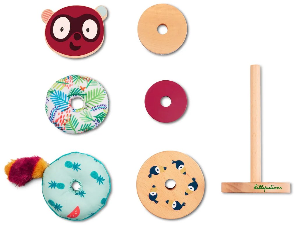 Lilliputiens – lemur Georges – stohovacia pyramída