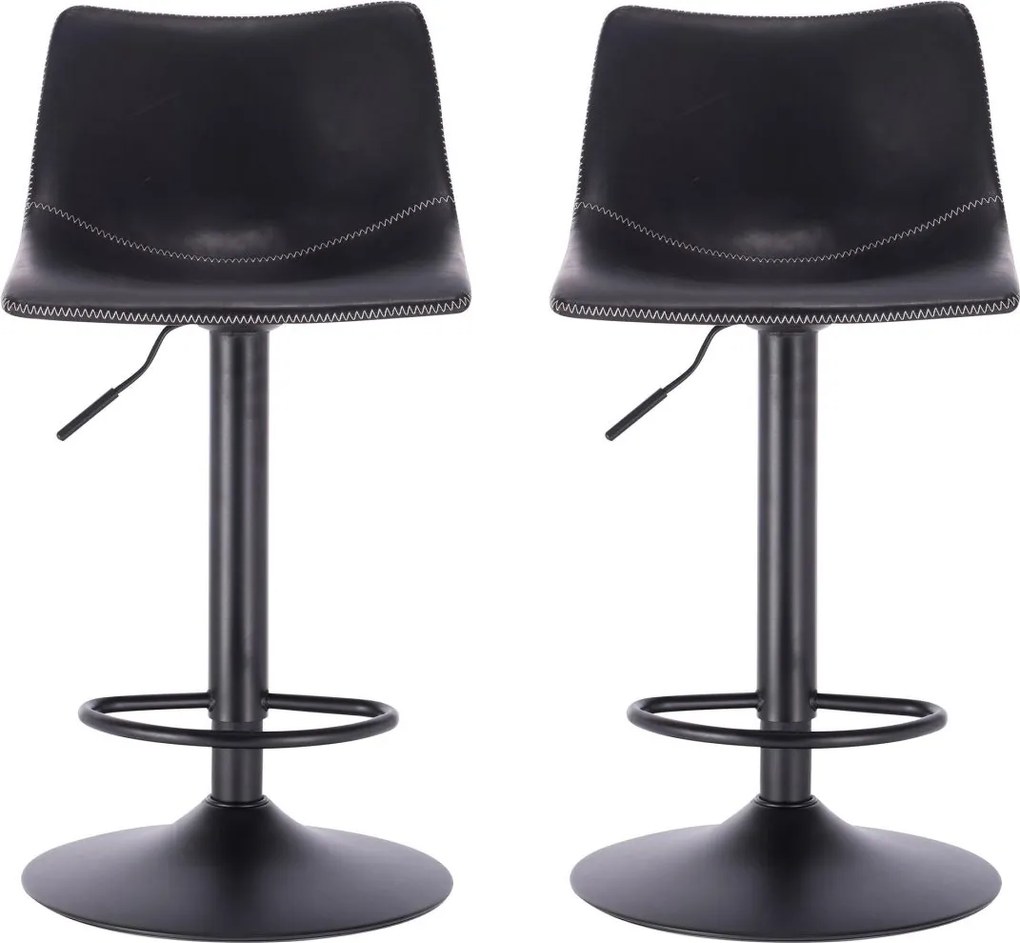 2x Barová stolička Hawaj CL-845 čierna