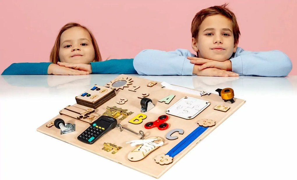 Interaktívna detská tabuľa - 50x37,5 cm - prírodná - typ 3