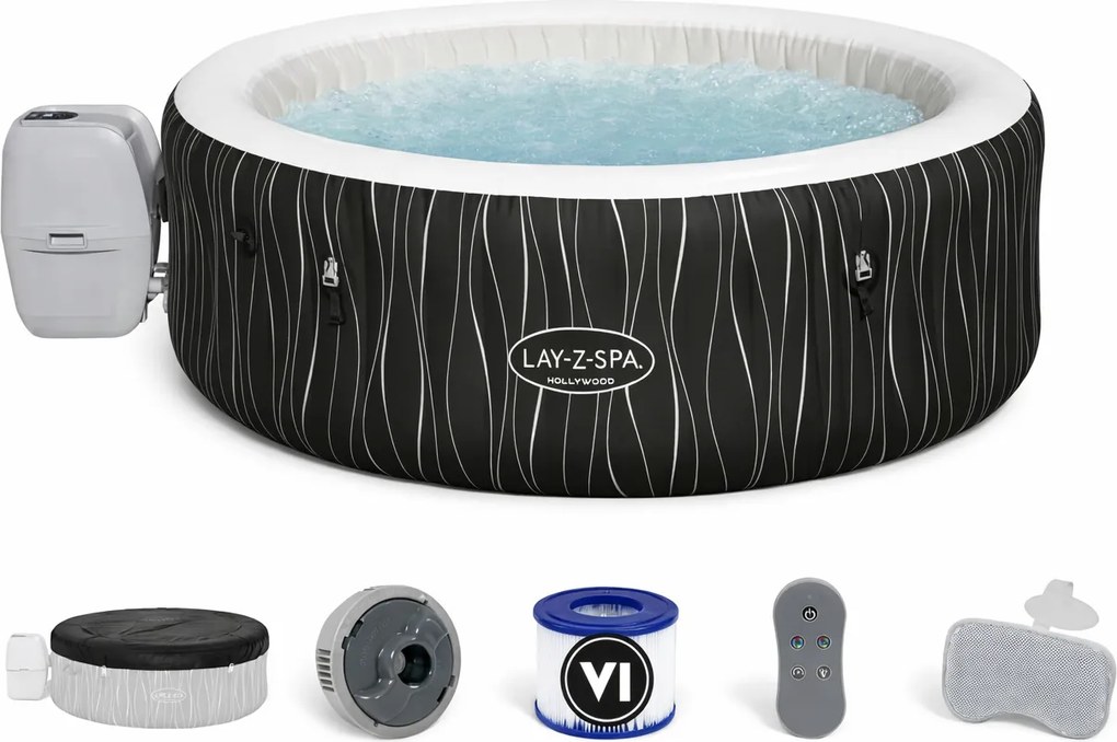 Bestway LAY-Z-SPA HOLLYWOOD AIR JET JACUZZI 196 X 66 CM