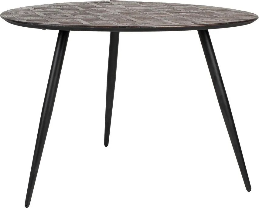Okrúhly jedálenský stôl z teakového dreva 76x111 cm Webster – White Label