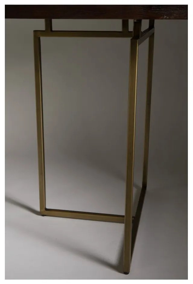 Jedálenský stôl s oceľovou konštrukciou Dutchbone Class, 220 x 90 cm