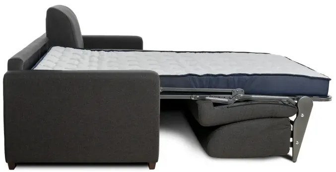 Rohová sedacia súprava na každodenné spanie ONE s rozkladom, pravá, 140, tm. šedá (jazz 22 graphite)