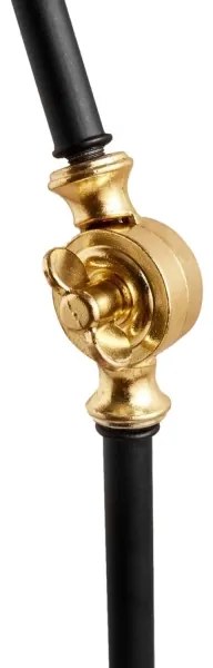 Stojacia lampa AYD 1xE27/40W/230V čierna