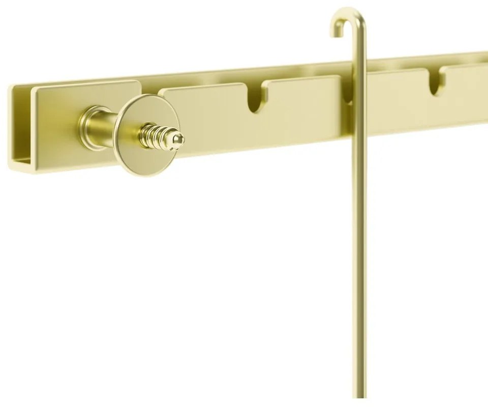 Kovové rámčeky na stenu v zlatej farbe v súprave 5 ks 66x69 cm Exhibit – Umbra