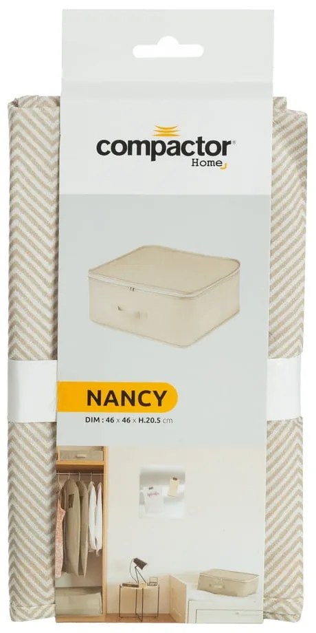 Látkový úložný box na oblečenie Nancy – Compactor