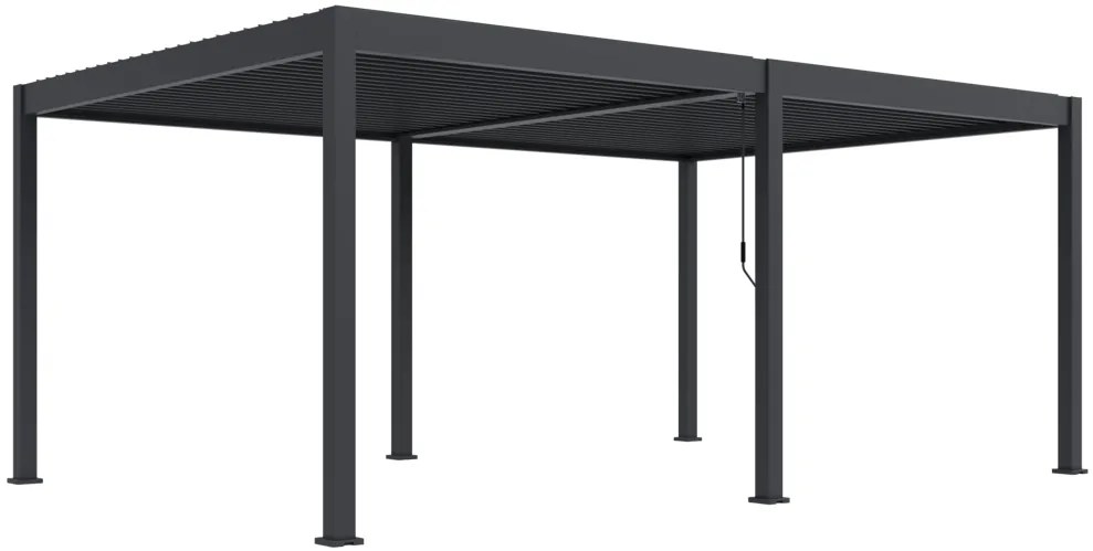 Bioklimatická pergola 6x4 m INTRO DUO Rojaplast