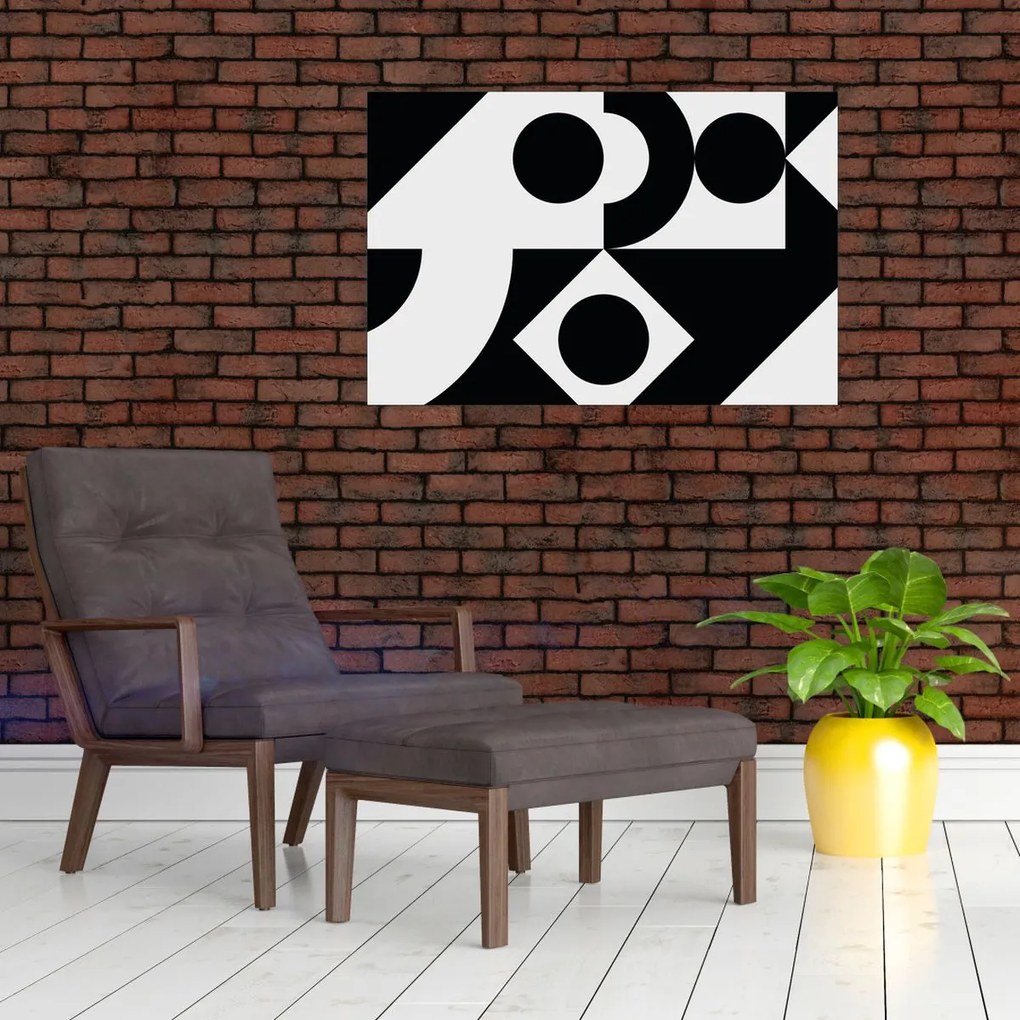 Obraz - Geometrická abstrakcia N⁰1 (90x60 cm)