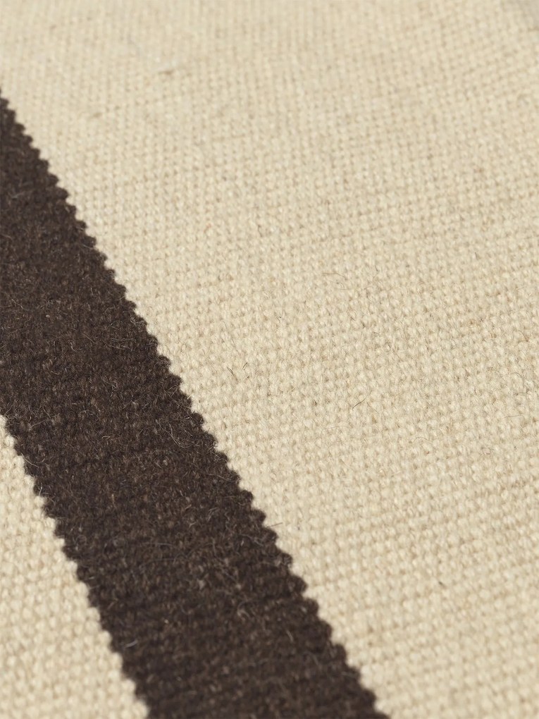 Ferm Living Calm Kelim off-white coffee 50 x 70 cm
