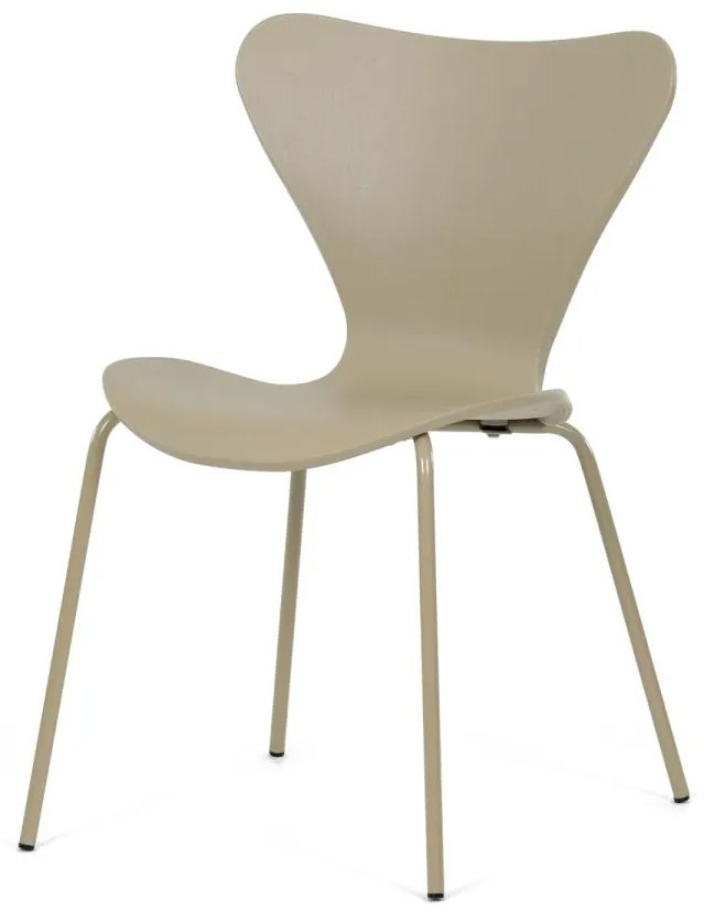 Židle Jídelní, hnědá, plast, CT-X7034 CAP