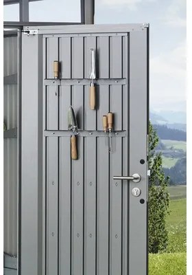Náraďový držiak na dvere pre Biohort AvantGarde, HighLine, Panorama, HighBoard 51,5 cm sivý kremeň