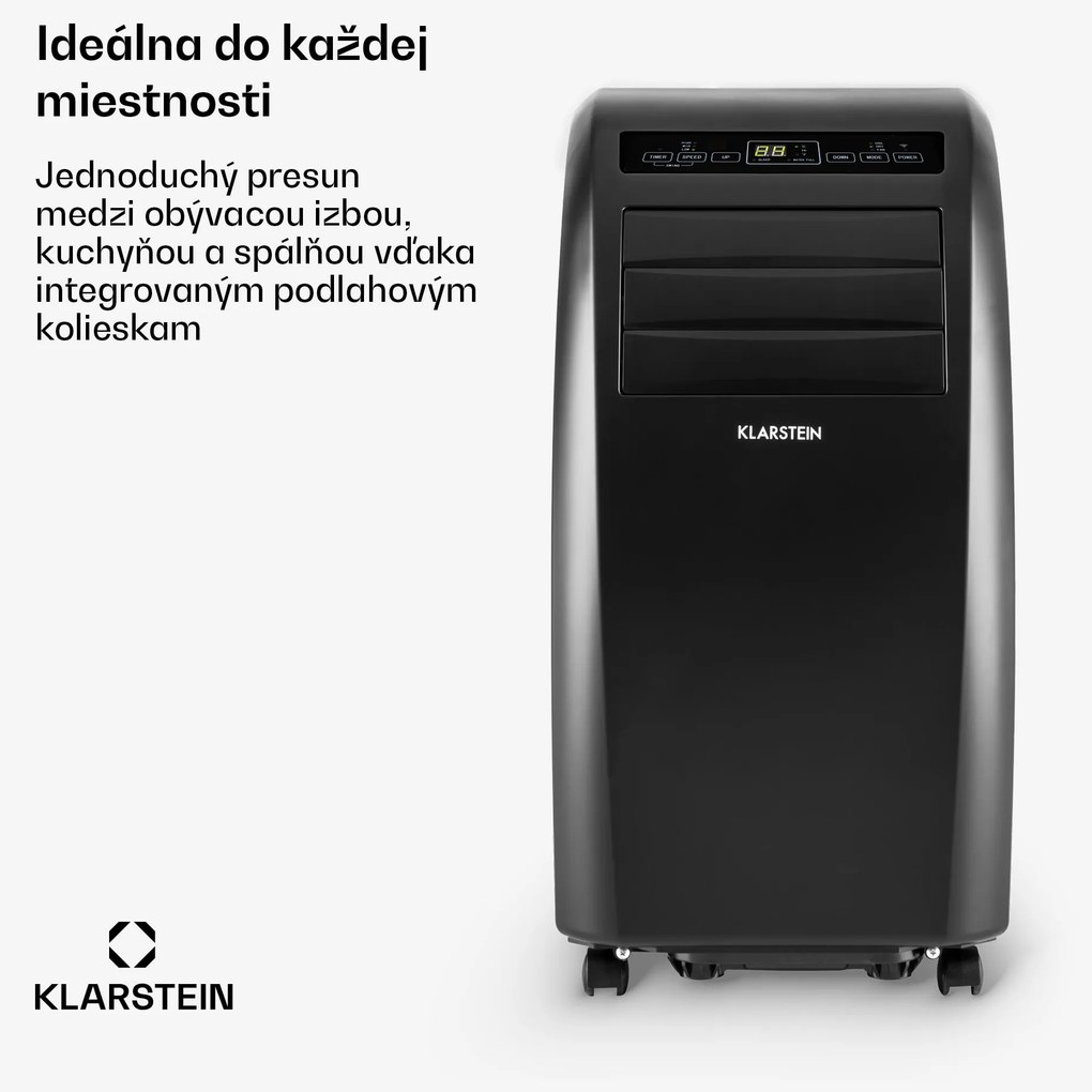 Klarstein Metrobreeze Rom Smart, mobilná klimatizácia, 10 000 BTU, 3,0 kW, A, diaľkový ovládač
