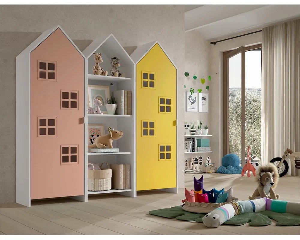 Otvorená detská šatníková skriňa 173x171,5 cm CASAMI BRUGES – Vipack