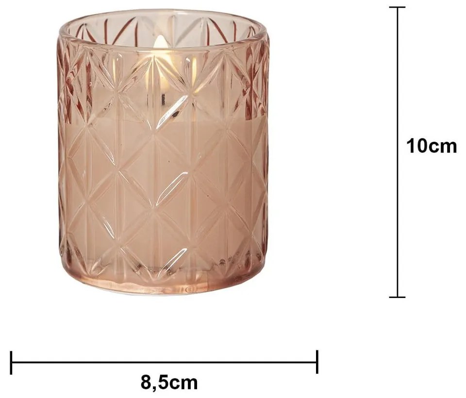 LED sviečka na baterky (výška 10 cm) Flamme Romb – Star Trading
