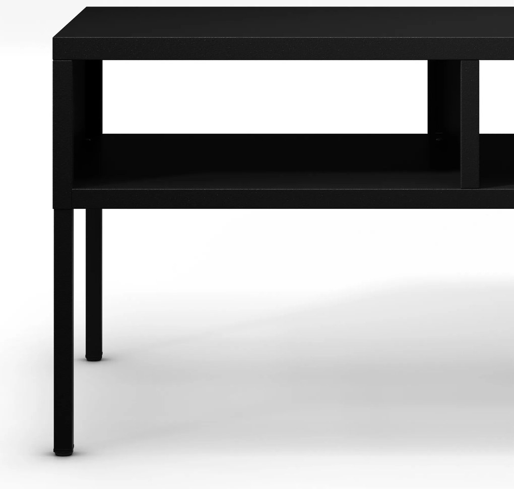 Konferenčný stolík MATTEO 900 x 450 x 450 mm, čierny