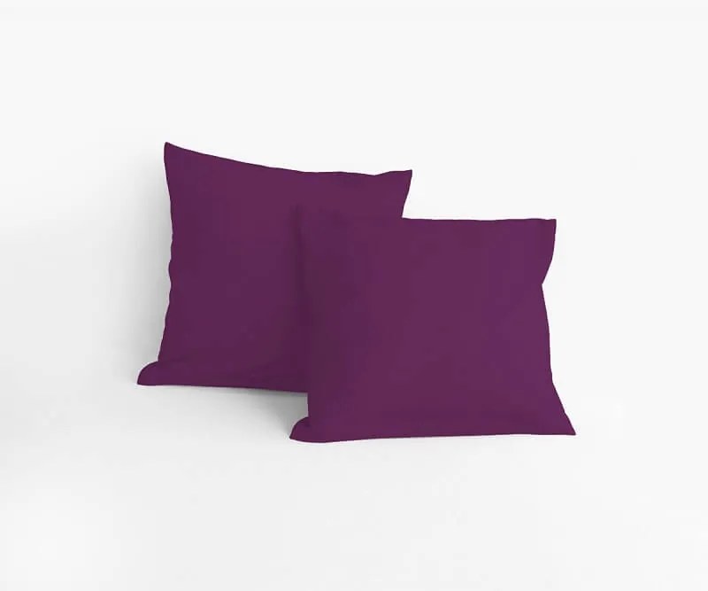 Obliečka na vankúš - 04 Fialová Bavlnený satén 40/40