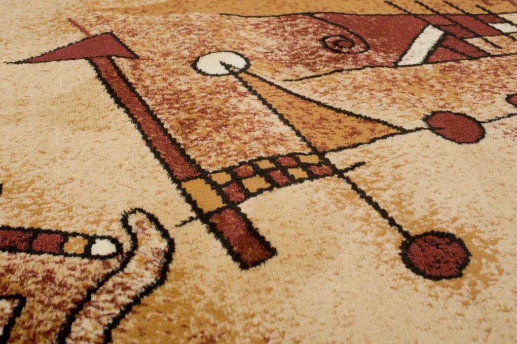 TA Koberec 7025B SVETLO BÉŽOVÝ ATLAS PP Rozmer: 200x300 cm