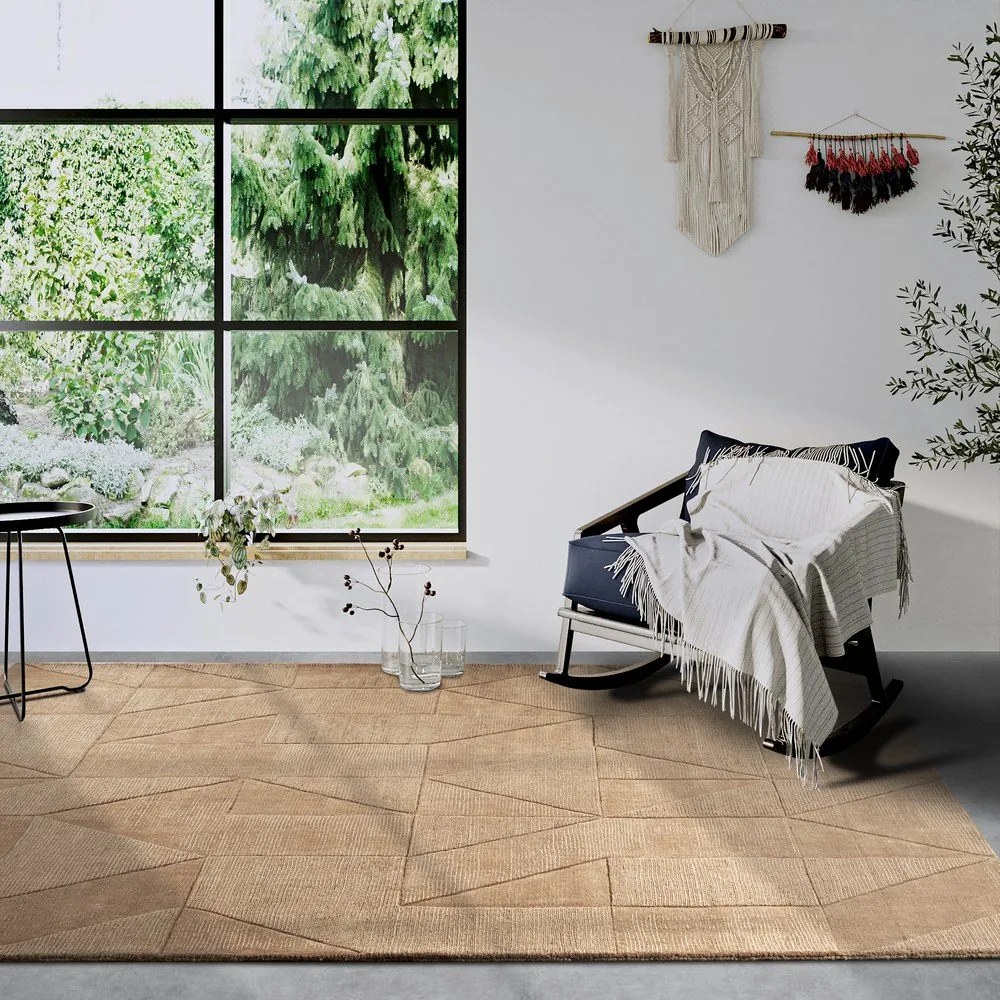 Béžový ručne tkaný vlnený koberec 190x280 cm Ursule – Villeroy&amp;Boch