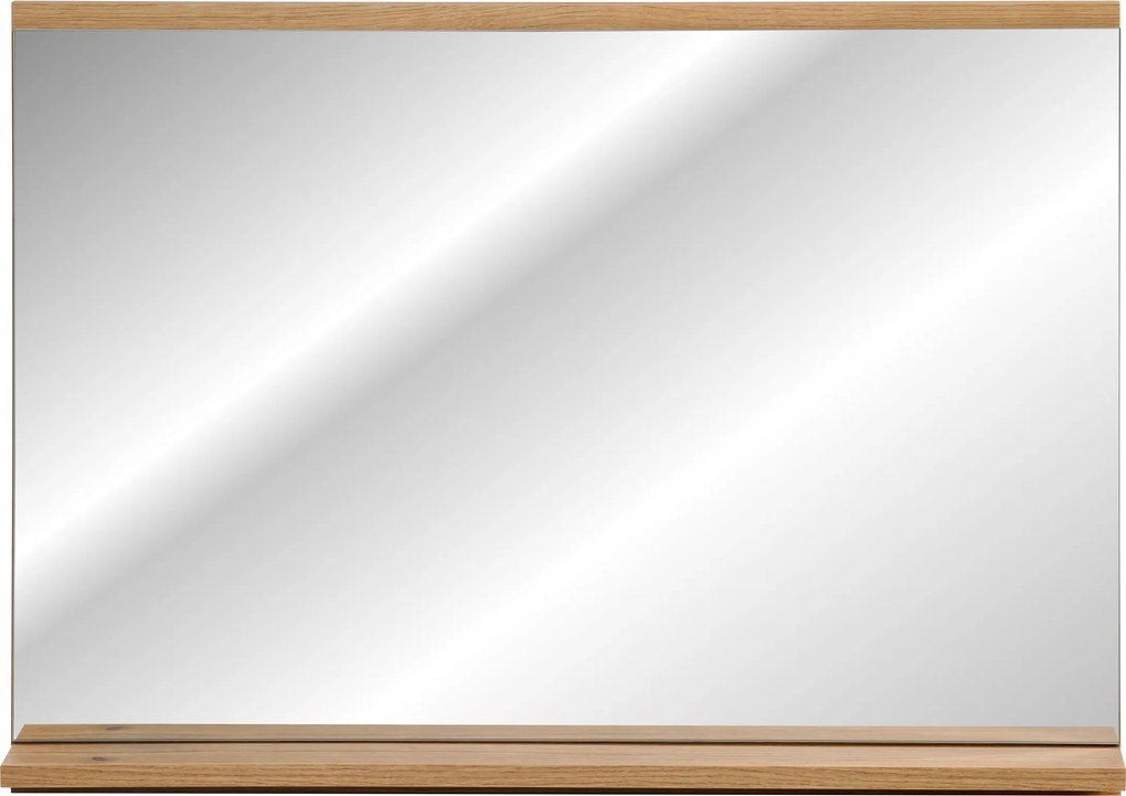 Comad Závesné zrkadlo bez osvetlenia Nova Oak 80x57 cm