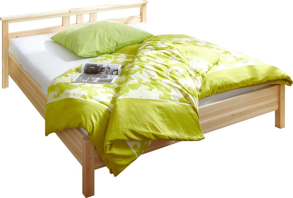 XXXLutz POSTEĽ, 140/200 cm farba borovice MID.YOU - Online Only spálne - 000406000503