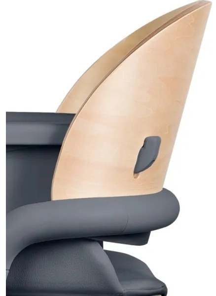 Lionelo - Detská jedálenská stolička 3v1 CELIA Grey Wood