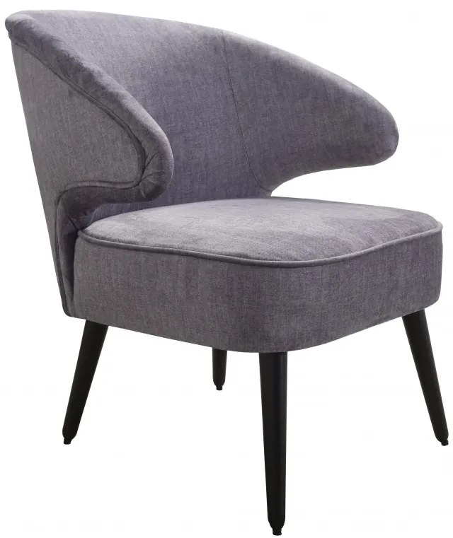 Křeslo Dragon, sivá (Vogue 14/čierné)