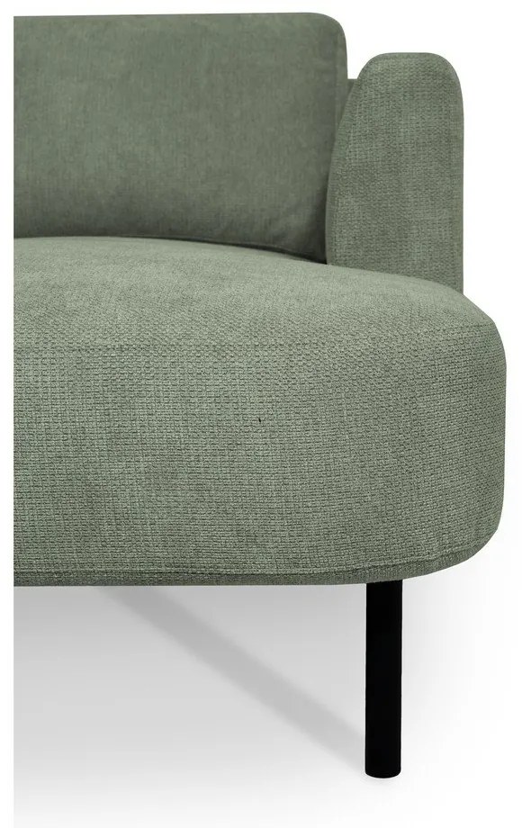 Zelená rohová pohovka (ľavý roh/do "U") Hero – Scandic