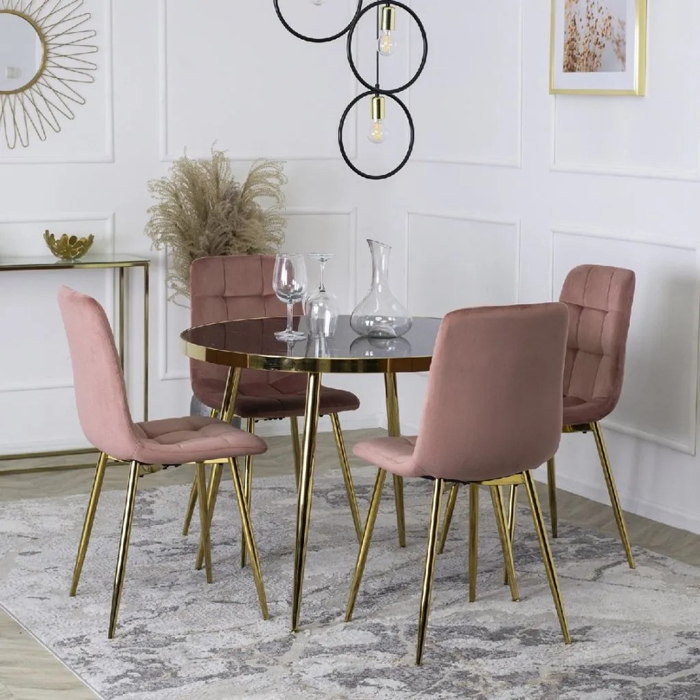 PROXIMA.store - Čalúnená jedálenska stolička YORK FARBA: modrá