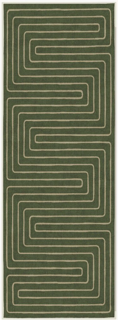 Umývateľný behúň s nízkym vlasom Labyrinth by Jonathan Adler